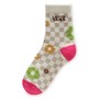 Vans Womens Stella Half Crew Socks Oatmeal