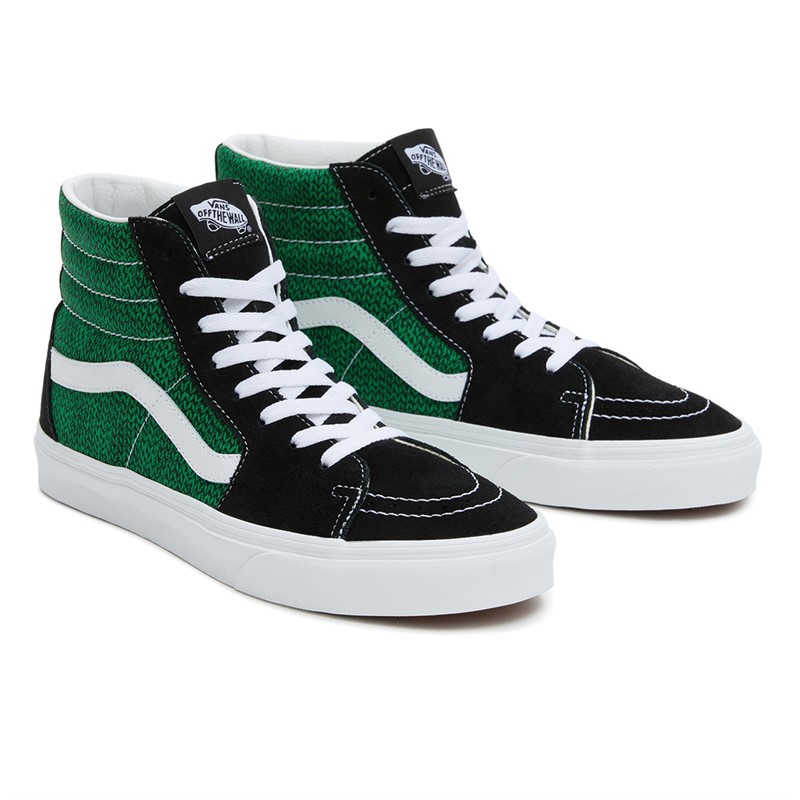 Buy Vans Sk8-Hi Trainers Black/Green