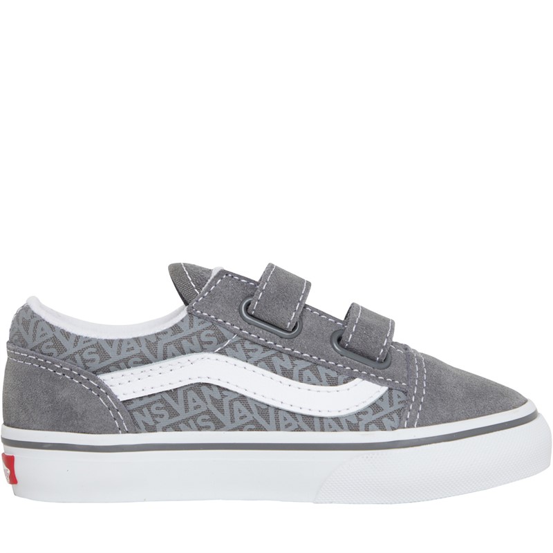 Vans Kinder Old Skool Velcro Sneaker Grau