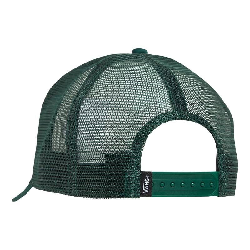 Buy Vans Mens Classic Patch Curved Bill Trucker Cap Bistro Green