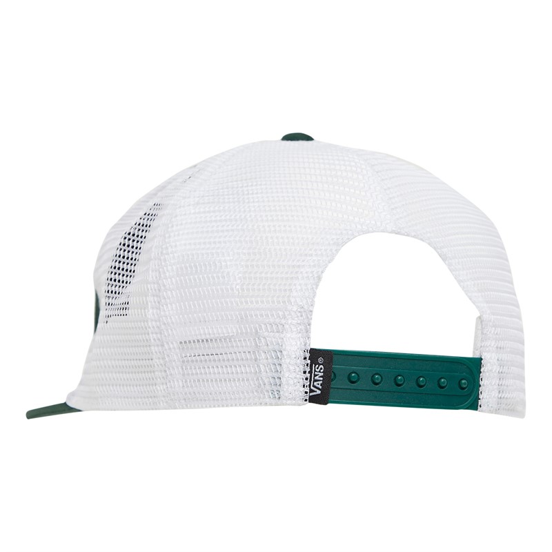 Vans Mens Higher Place Unstructured Trucker Cap Bistro Green