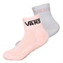 Vans Baby Girls Two Pack Drop V Classic Socks Pink