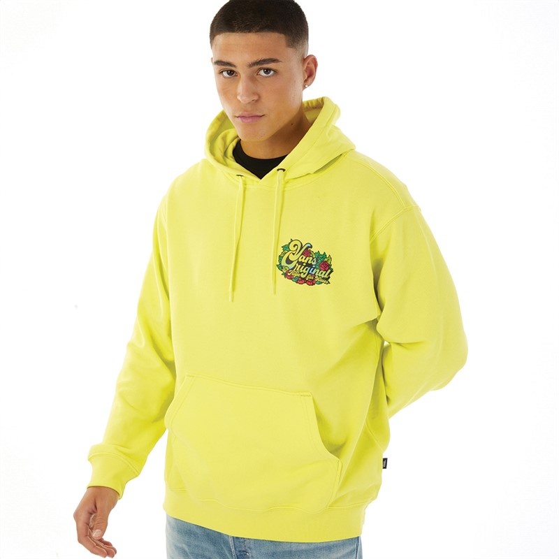 Vans Mens Pray For Waves Loose Hoodie Sulphur Spring