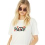 Vans Womens Fleurs Cropped T-Shirt Marshmallow