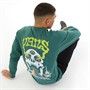 Vans Heren Skull Saucer T-shirts met lange mouwen Groen