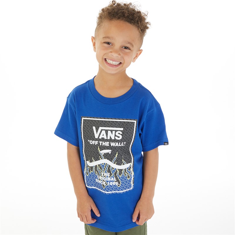 Vans Boys Print Box 2.0 T-Shirt Surf The Web