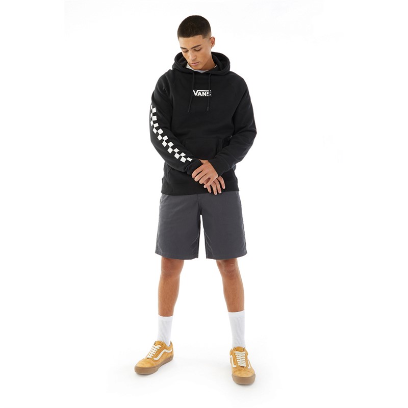 Vans Mens Versa Standard Hoodie Black/Checkerboard