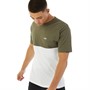 Vans Mens Colour Block T-Shirt White/Grape Leaf