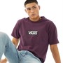 Vans Mens Off The Wall Drop V T-Shirt Blackberry Wine