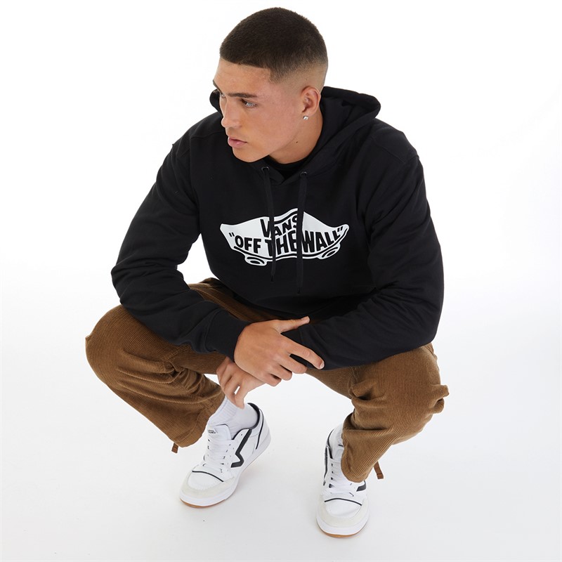 Mens black vans hoodie sale