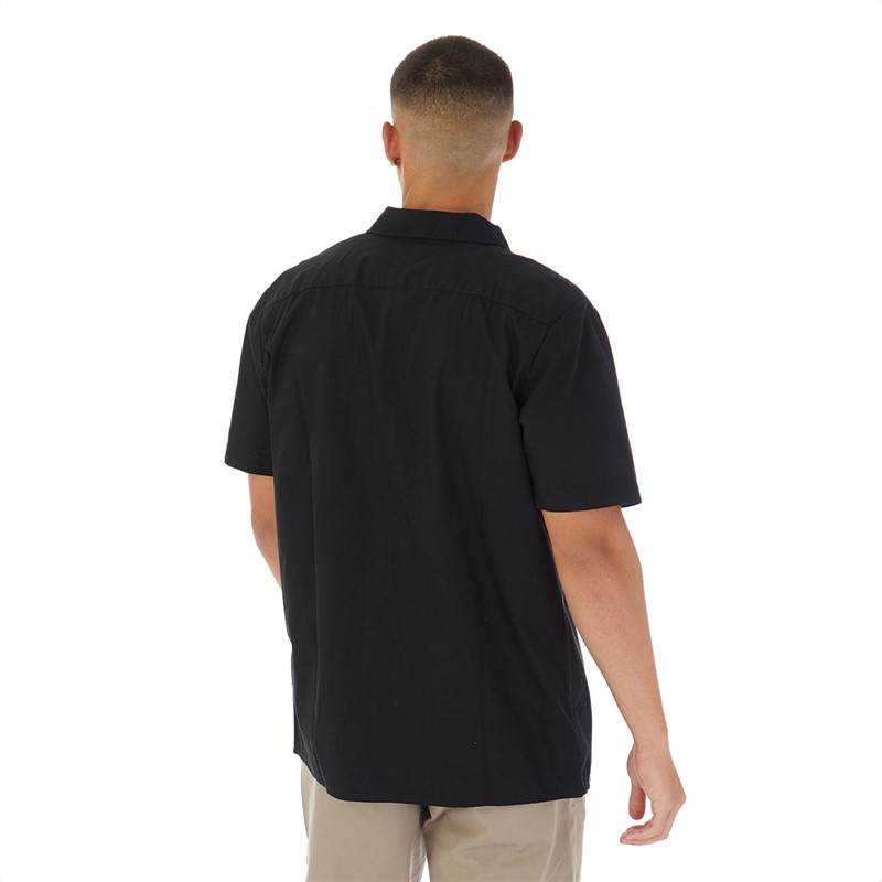 Vans Mens Smith II Short Sleeve Shirt Black