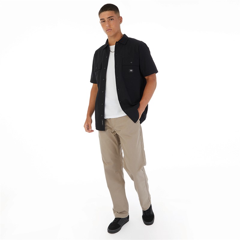 Vans Mens Smith II Short Sleeve Shirt Black
