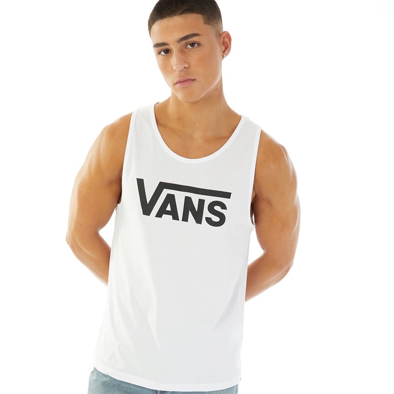 Vans Mens Classic Vest White/Black