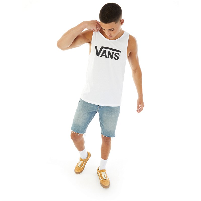 Vans Mens Classic Vest White/Black