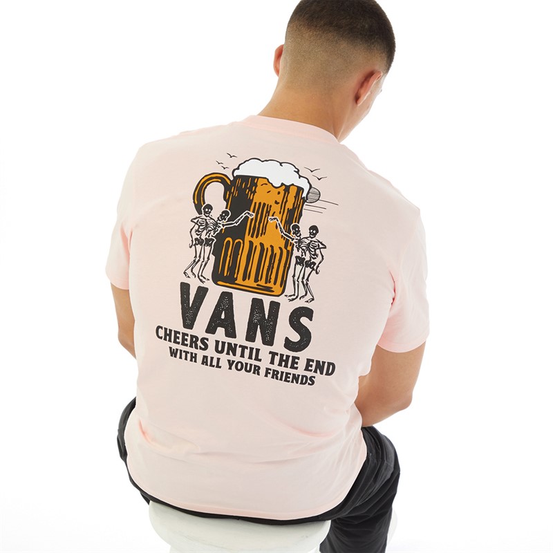 Vans Mens Cold One Calling T-Shirt Chintz Rose