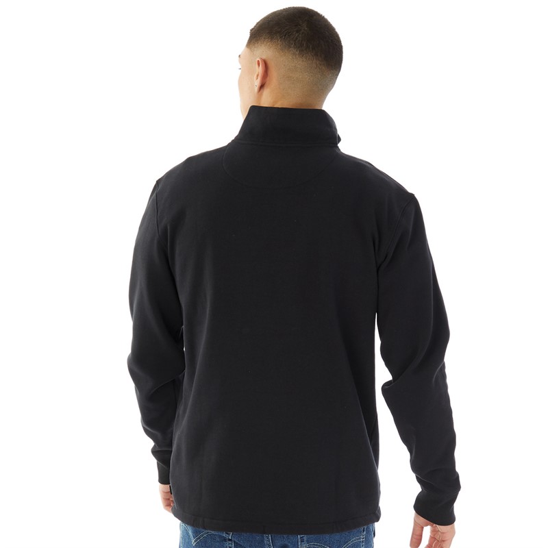 Vans Mens Versa Standard 1/4 Zip Sweatshirt Black