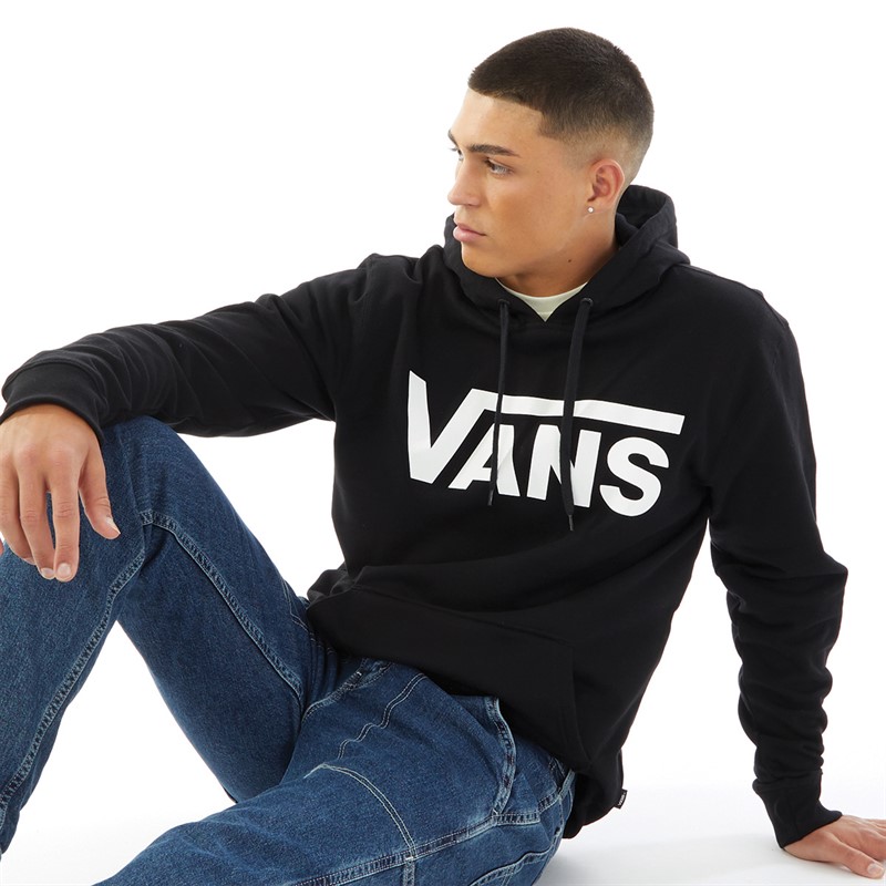 Vans Mens Classic Hoodie Black/White