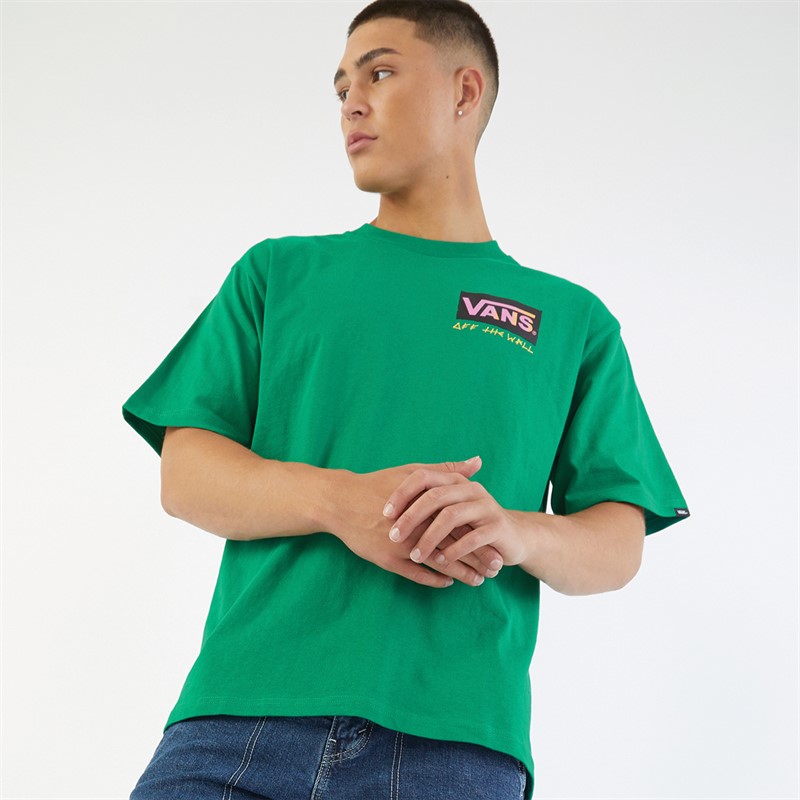 Vans Mens Landscape Surf Loose T-Shirt Verdant Green