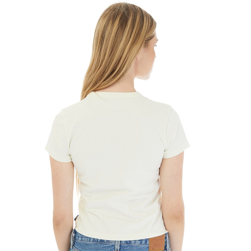 Vans Womens Dazed Mini T-Shirt Marshmallow