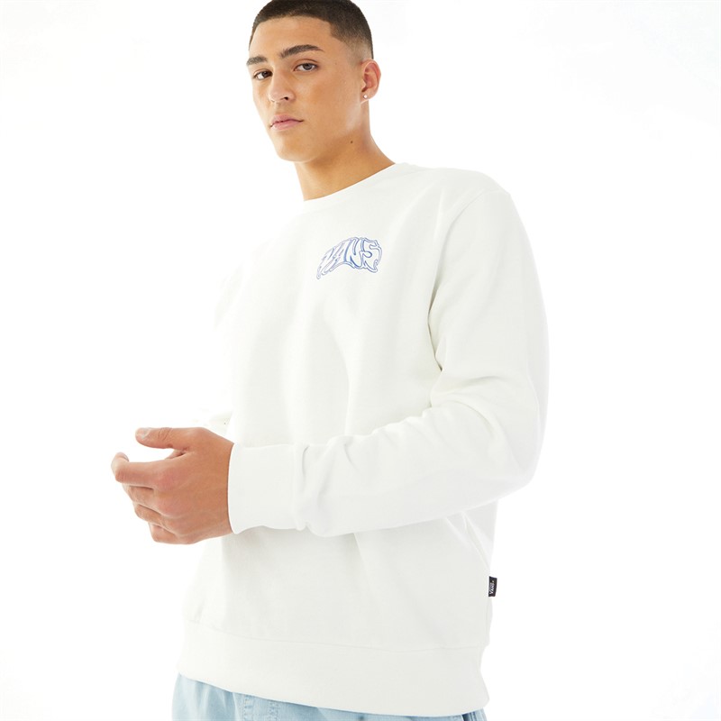 Vans Mens Dunton Relaxed Sweatshirt Marshmallow