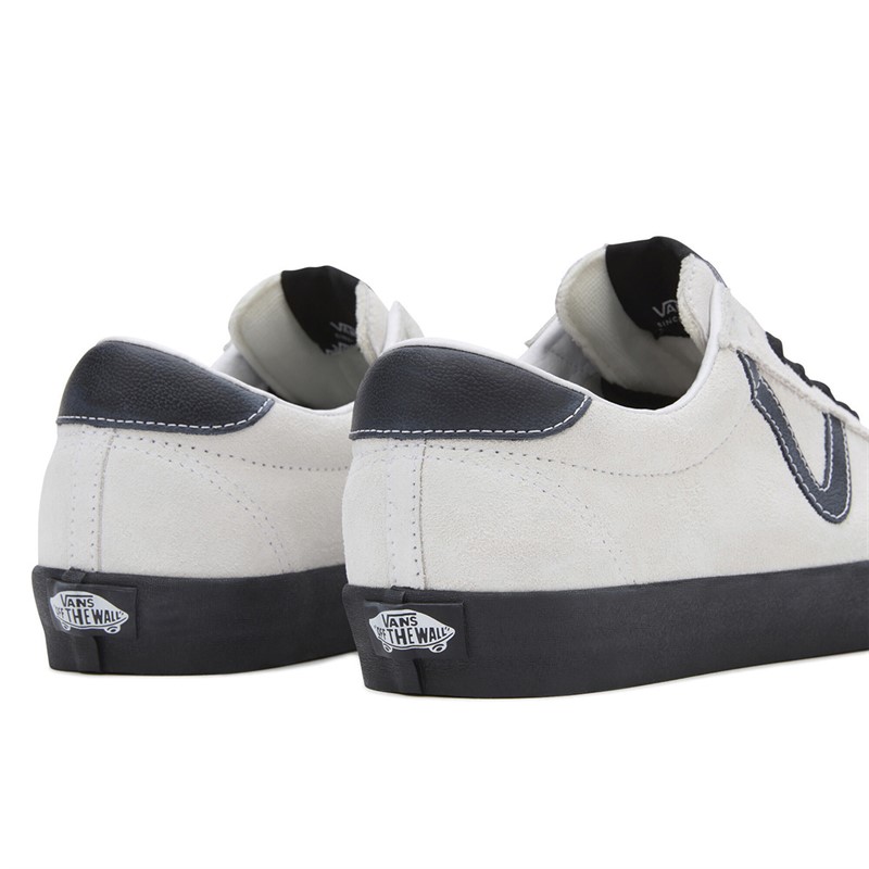 Vans Sport Low Suede Trainers White/Black