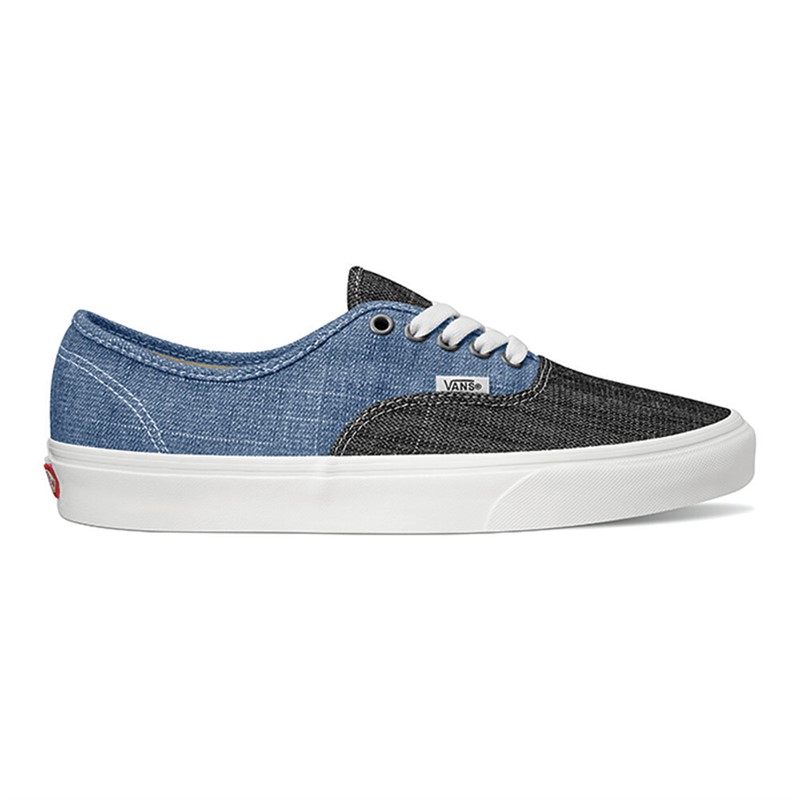 Vans Authentic Threaded Denim Trainers Blue/White