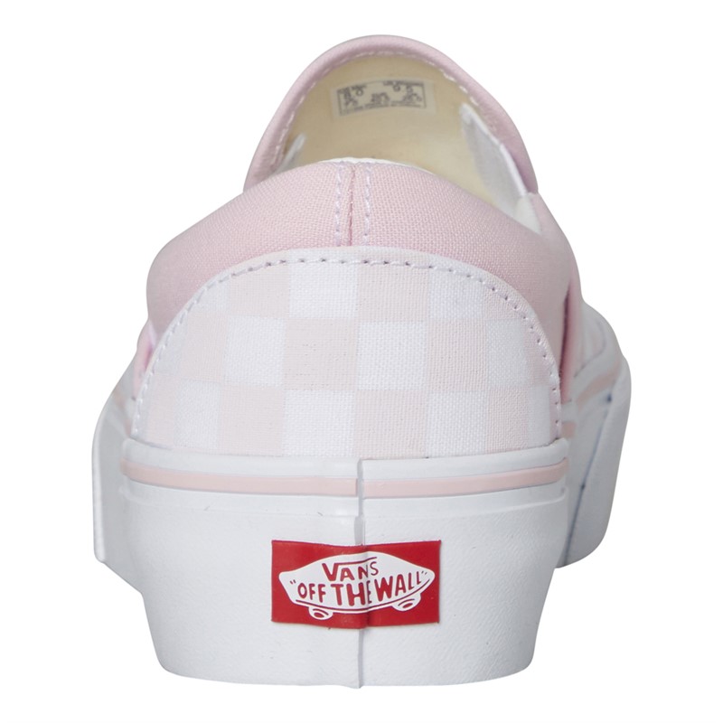 Checkerboard vans old skool pink best sale