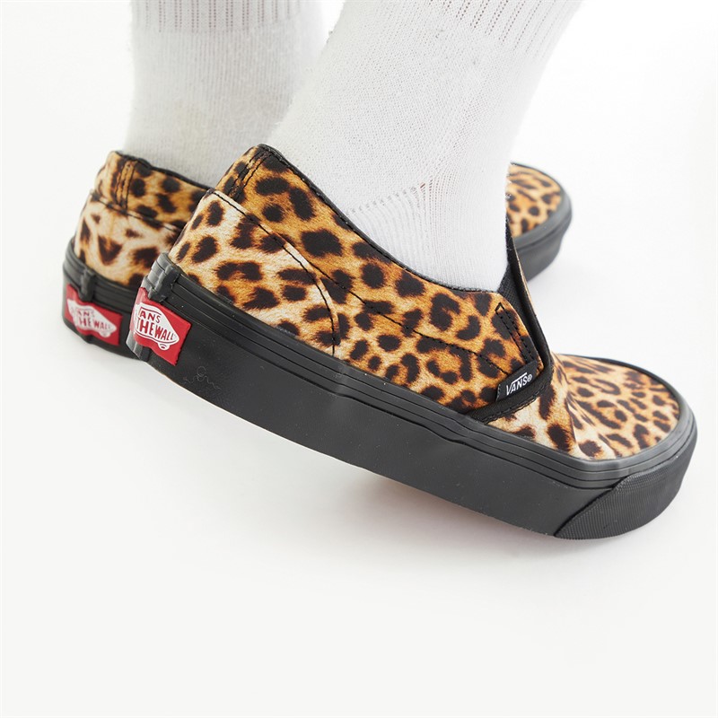 Vans Womens Classic Slip-On 90s Grunge Trainers Black