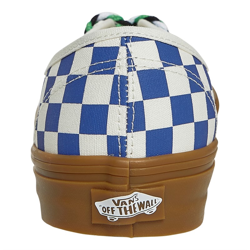 Vans Authentic Checkerboard Trainers Blue/White