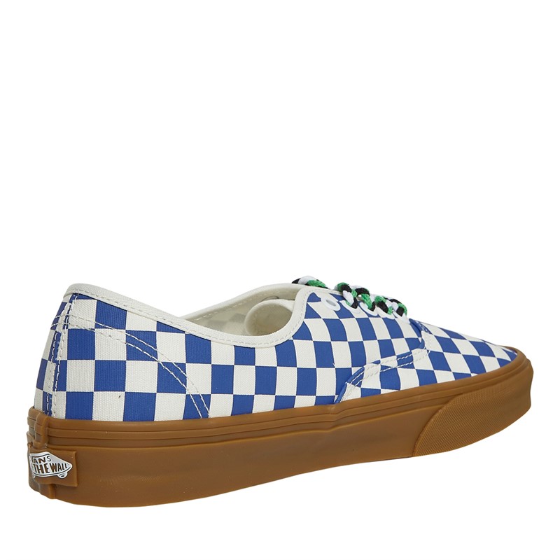 Vans Authentic Checkerboard Trainers Blue/White