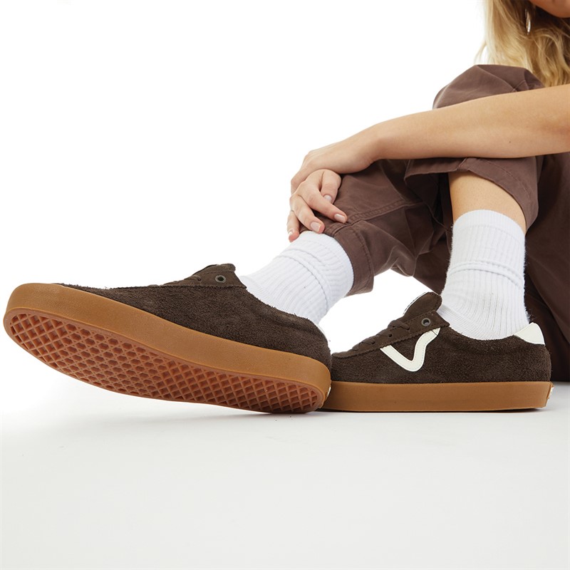 Buy Vans Womens Sport Low Trainers Chocolate Brown