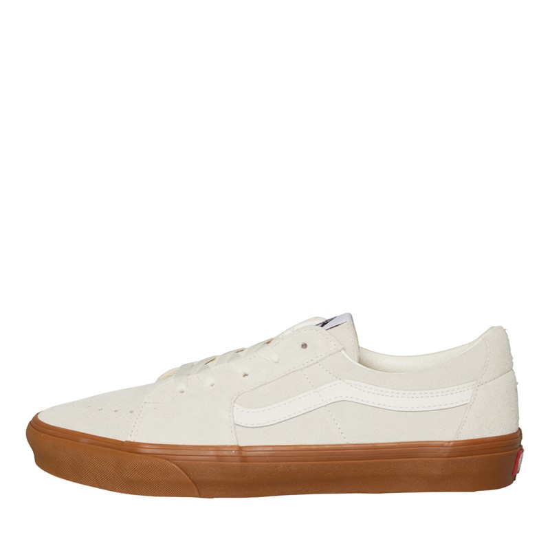 Vans Sk8-Low Gum Sole Trainers Marshmallow/Gum