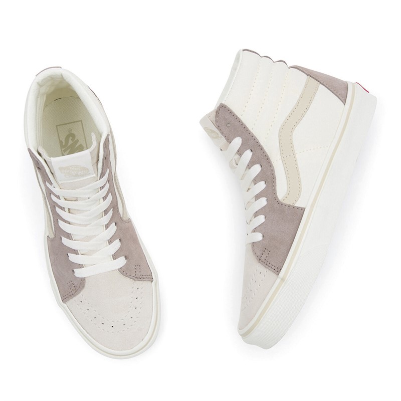 Vans Womens Sk8-Hi Trainers Gray