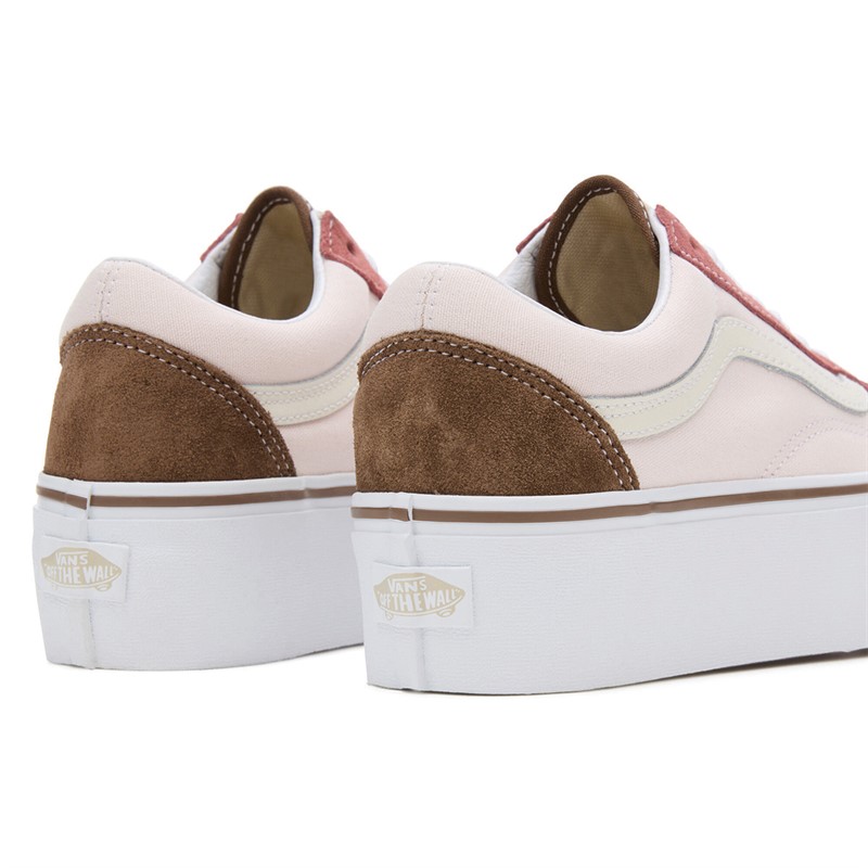 Vans Womens Old Skool Stackform Trainers Multi Color