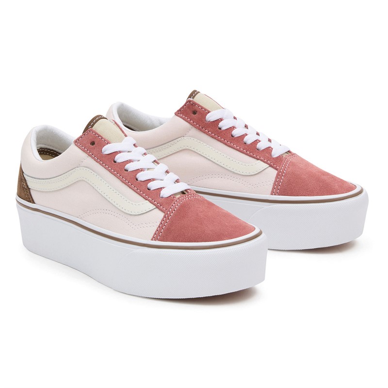 Vans Womens Old Skool Stackform Trainers Multi Color