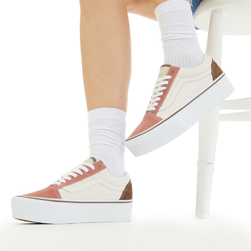 Vans Womens Old Skool Stackform Trainers Multi Color