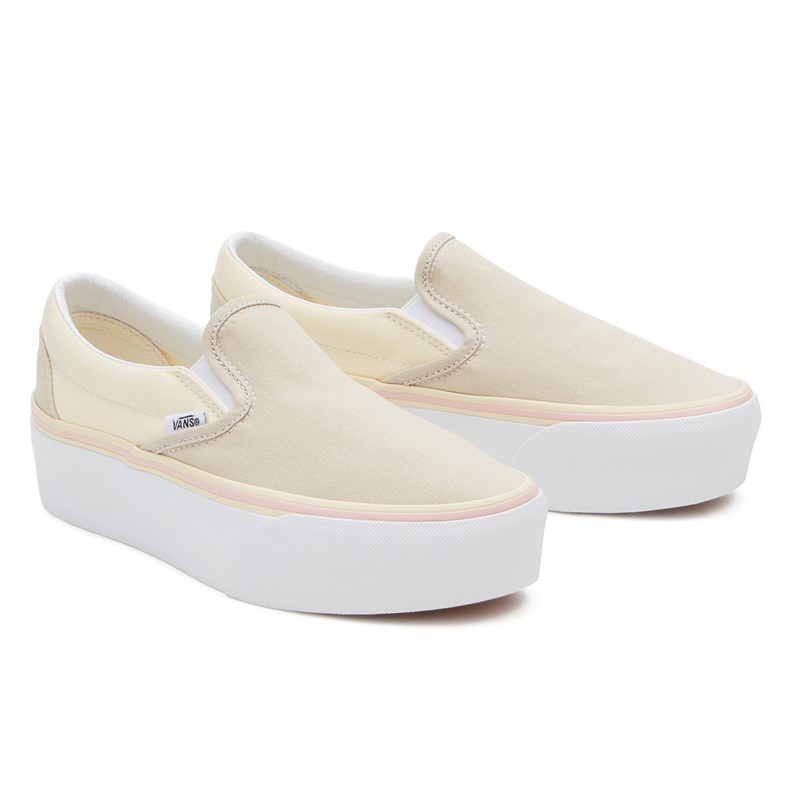 Vans Womens Classic Slip-On Stackform Trainers Multi