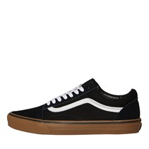 Vans Old Skool Gum Sole Trainers Black/Medium Gum