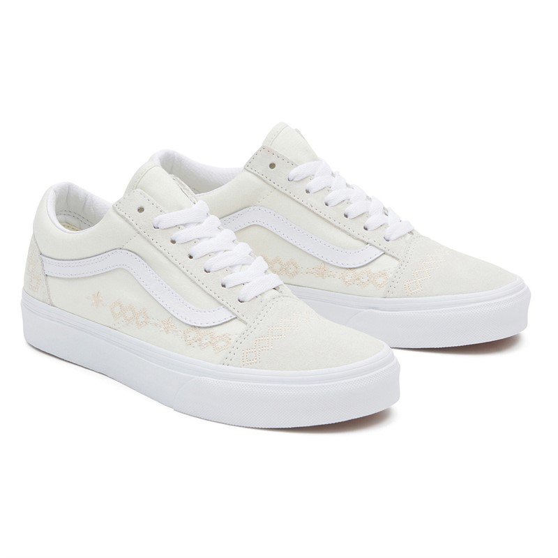 Vans Womens Old Skool Trainers Marshmallow