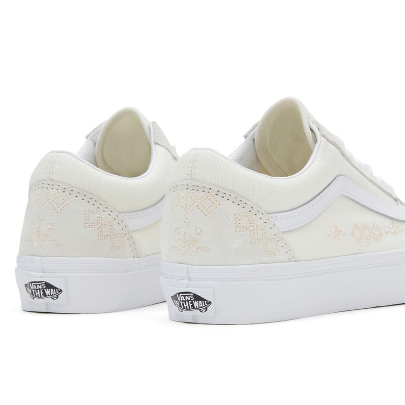 Vans Womens Old Skool Trainers Marshmallow