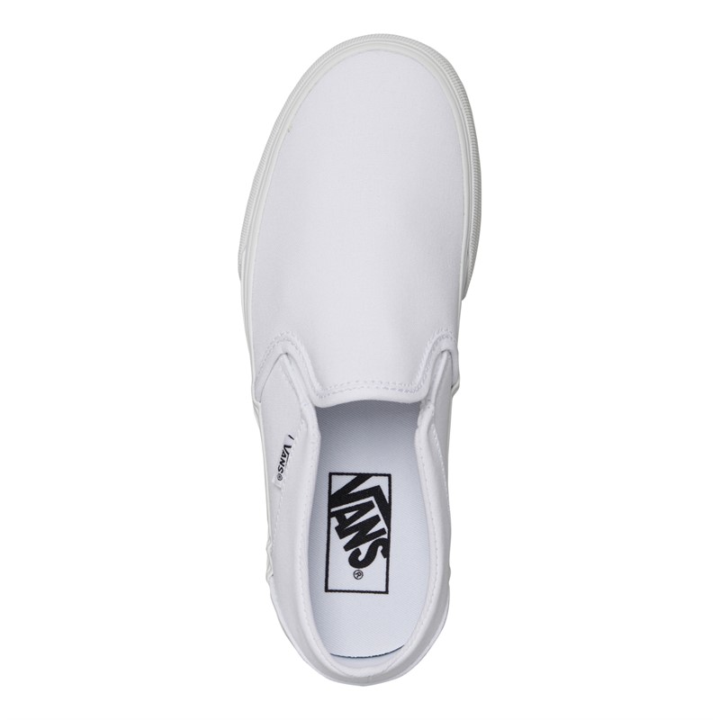 Vans Womens Asher Slip-On Trainers True White/True White