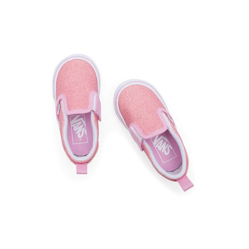 Pink sparkly vans toddler best sale