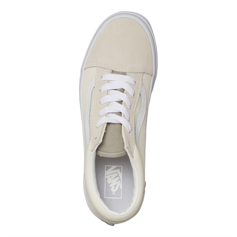 Vans Dziecięce Old Skool Trampki Écru