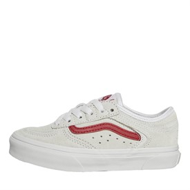 Buy Vans Kids Rowley Classic Trainers White/Racing Red
