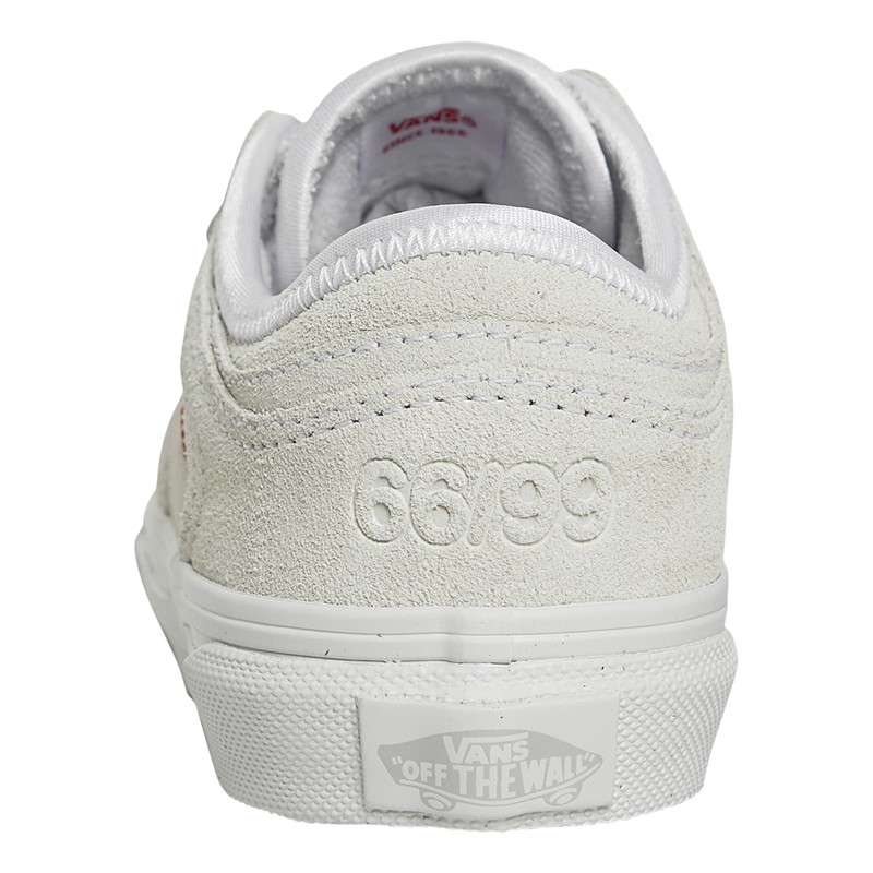 Vans Kids Rowley Classic Trainers White/Racing Red
