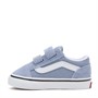 Vans Infant Old Skool Velcro Trainers Dusty Blue