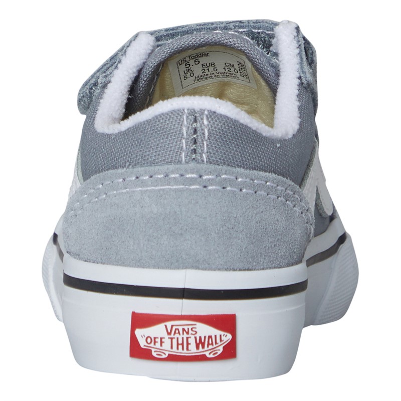 Buy Vans Infant Old Skool Velcro Trainers Tradewinds