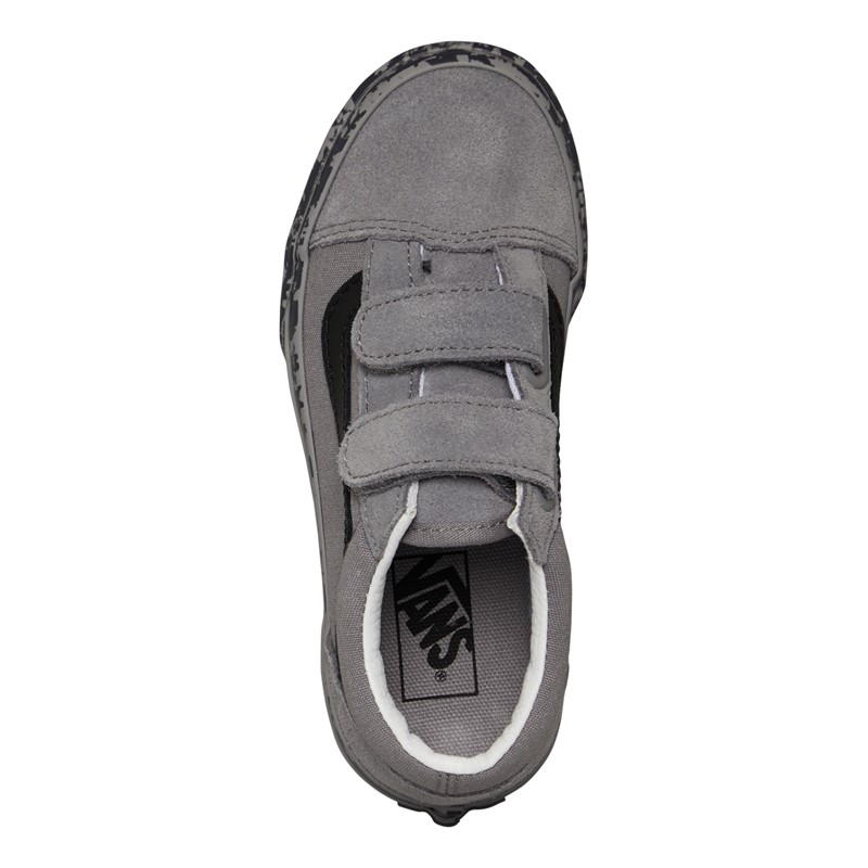 Grey vans for kids hotsell