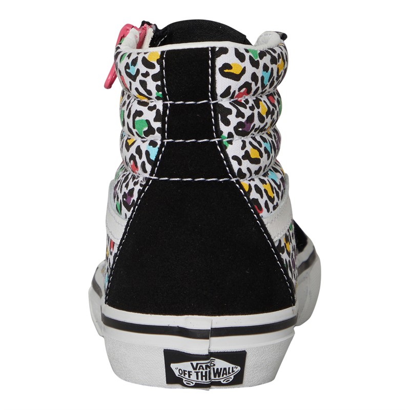 Vans Junior Sk8-Hi Reissue Trainers Black/Multi