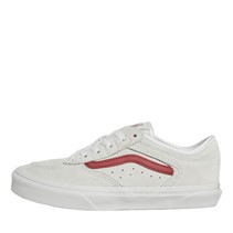 Vans Junior Rowley Classic Trainers White/Racing Red